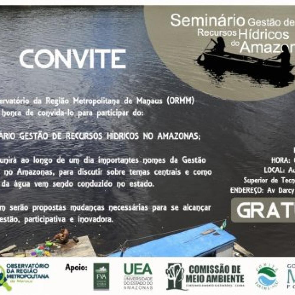 Seminário Gestão de Recursos Hídricos do Amazonas